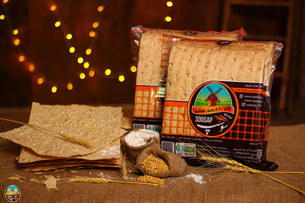  نان سبوس دار سوسپ 500گرمی